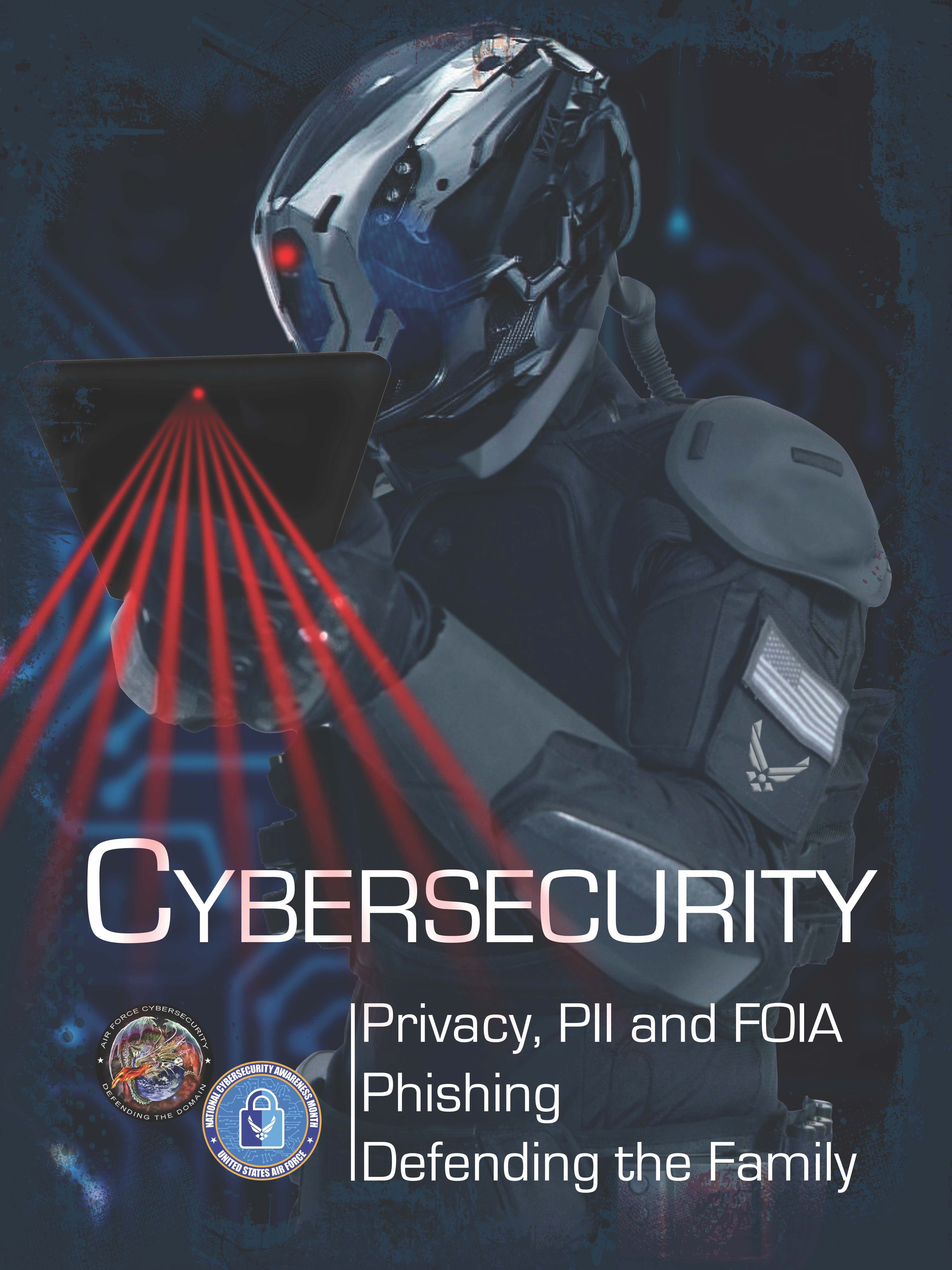 National cybersecurity awareness poster warrior 2019